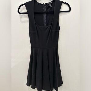 Aqua Black Skater Dress